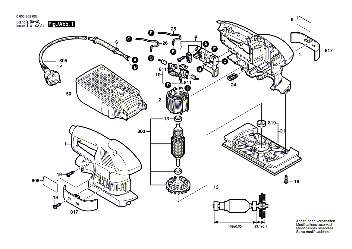 Neue echte Bosch 2609000549 Gummipuffer