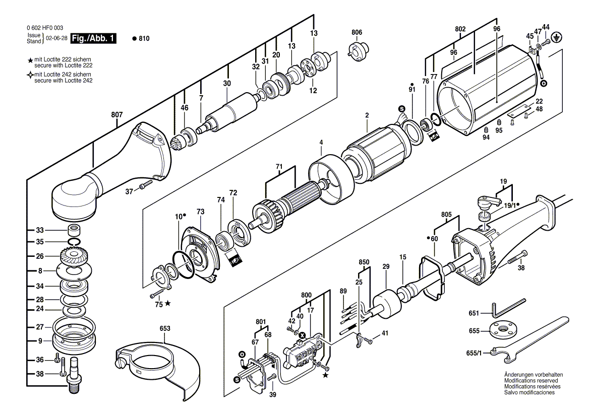 Ny ekte Bosch 1601303003 Fastende klemme