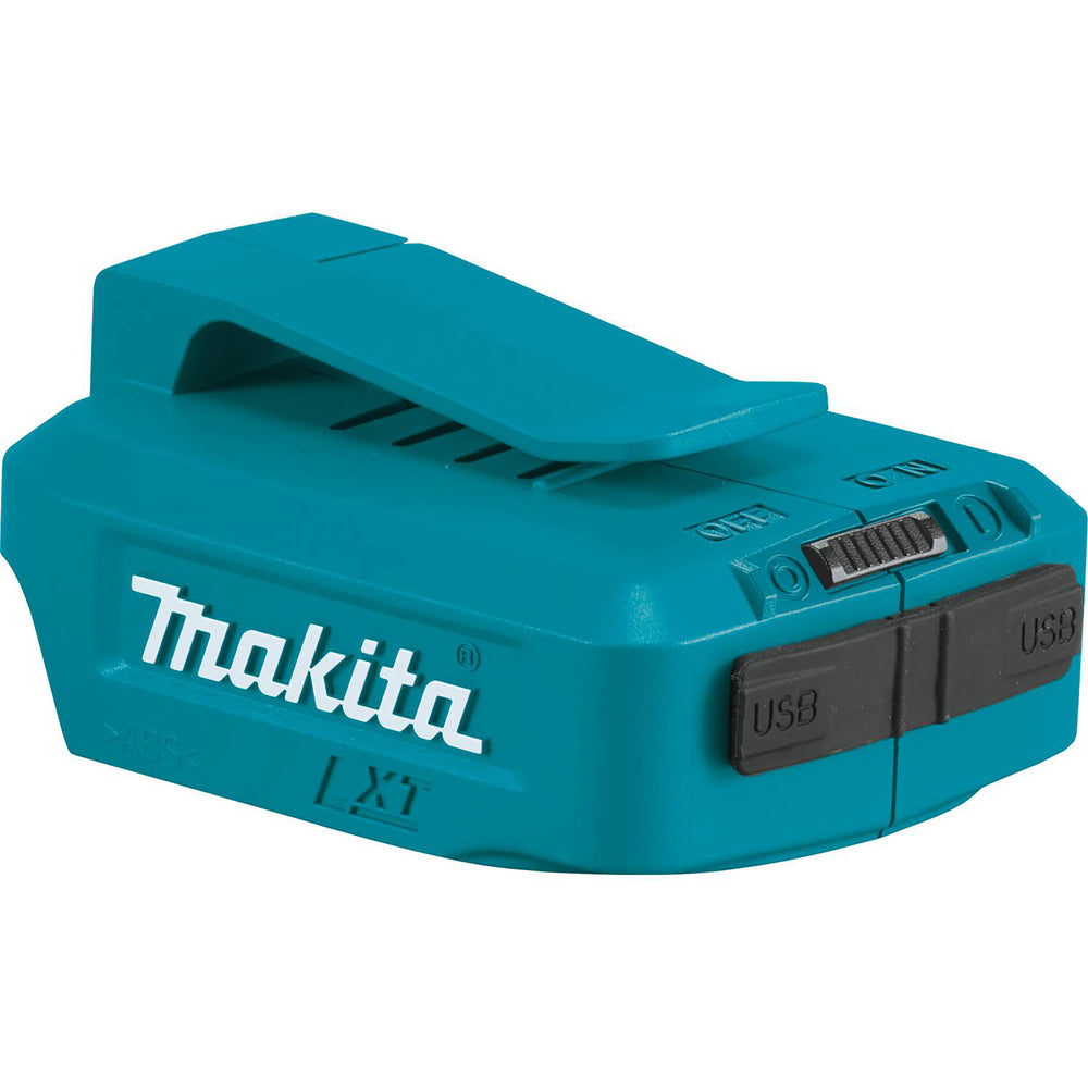 Nieuwe echte Makita Sebadp05 Batterijconverter 18V USB (2x) BL1830 BL1840