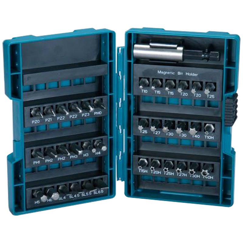 Ny ekte Makita B-28606 Screwdriver Bit Set 37 Piece