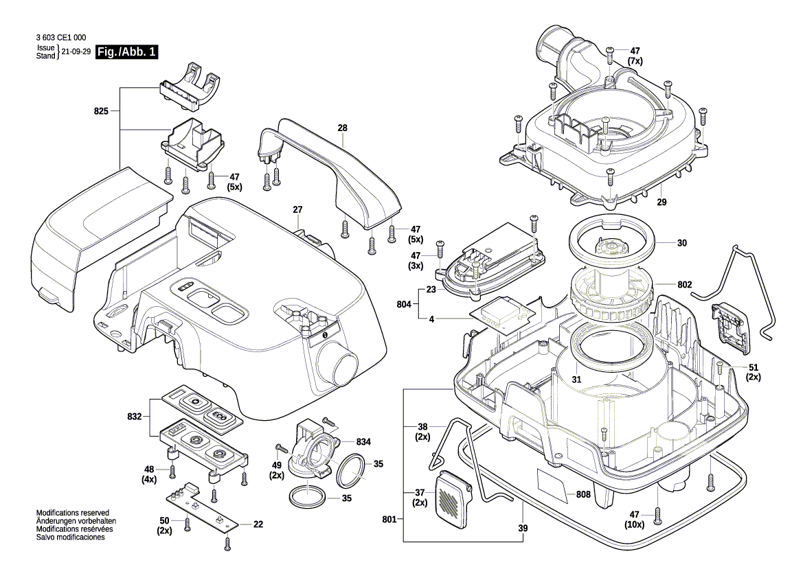 Nouvelle vis Bosch 160343009y