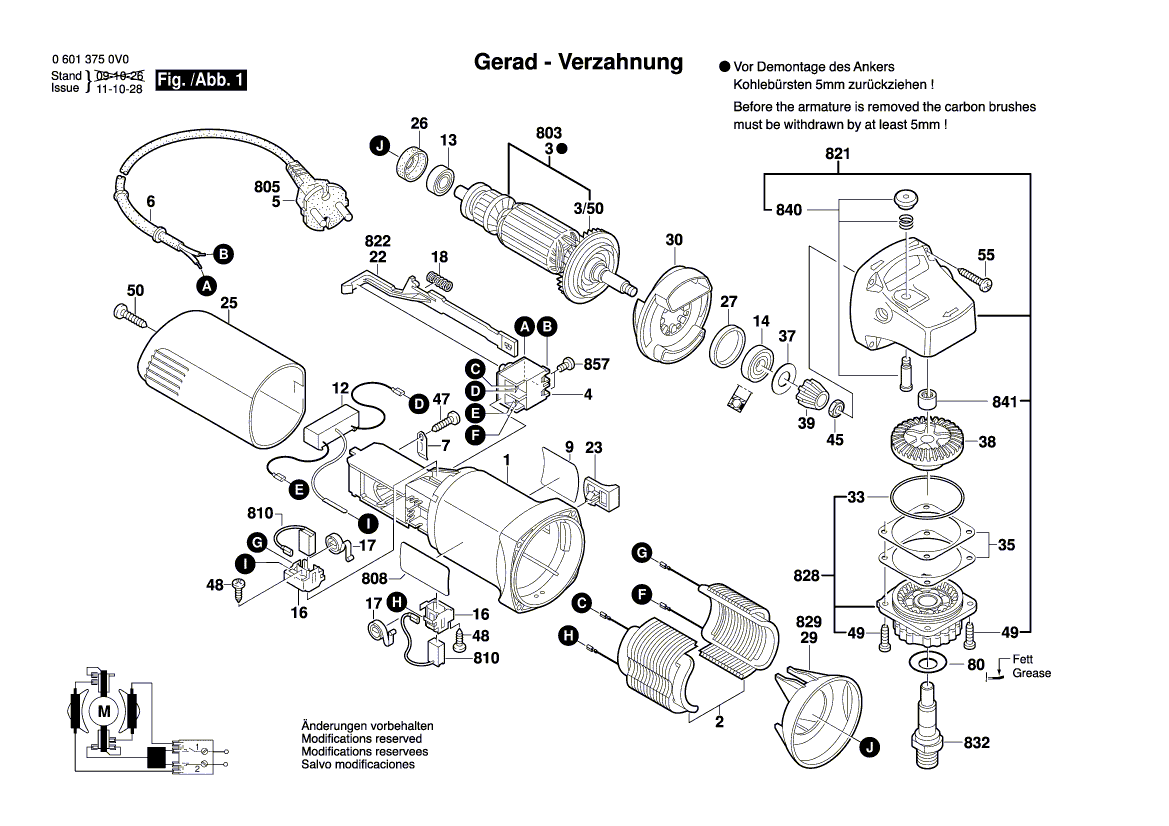 Nouveau champ de Bosch 1604220457 véritable