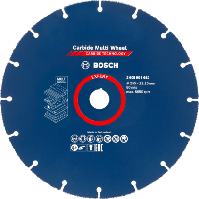 Новый подлинный Bosch 2608901682 Эксперт -карбид карбид многоглкожевой диск для большого