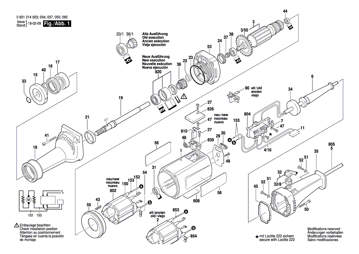 Neue originale Bosch 1604477001 Klingenanschluss 