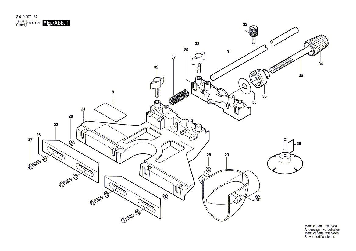 NEU EURNISCHE BOSCH 2610997128 Dummy