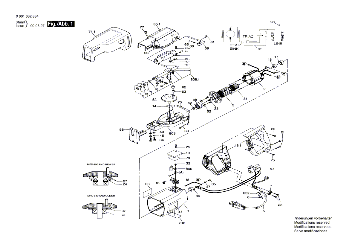 Neue echte Bosch 2916011013 Plain Waschmaschine