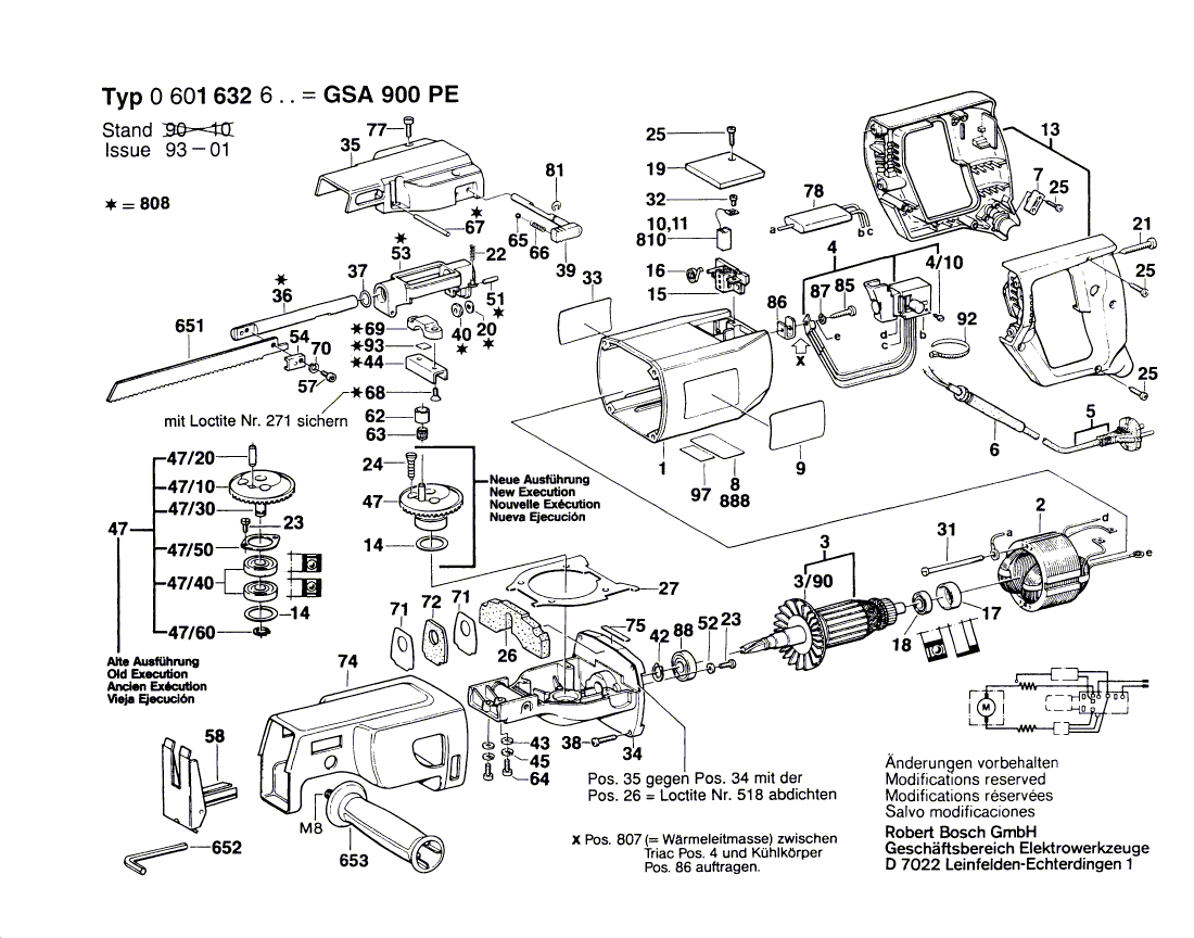 Neue echte Bosch 3603080501 Spurstange