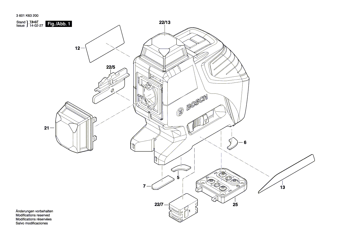 New Genuine Bosch 1618C01774 Window