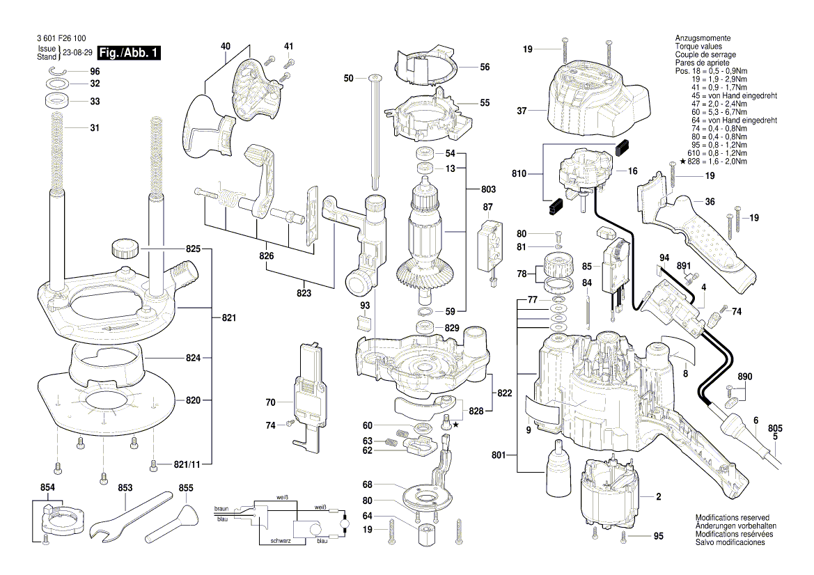 New Genuine Bosch 2604011957 Armature