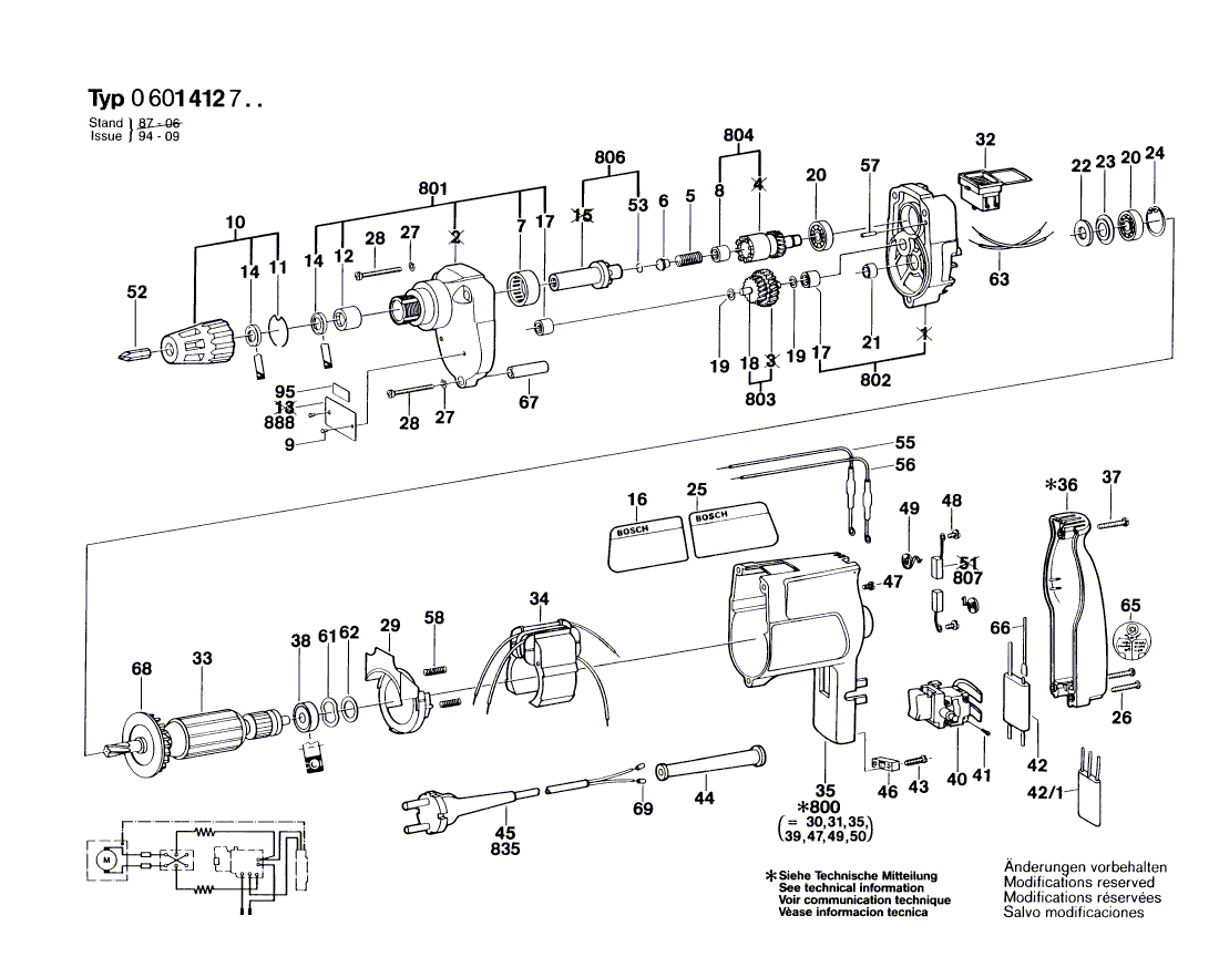 Nouveau véritable Bosch 2604601004 Anneau de retenue