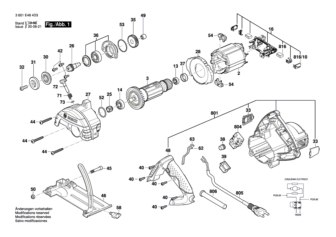 Neue echte Bosch F000603029 Schutzschutz