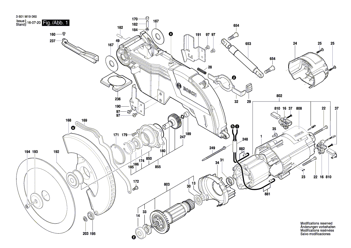 Neue Original Bosch 1609B04222 Gummistreifen 