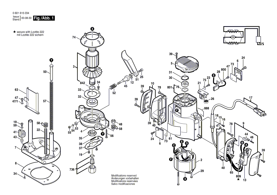 Neues echtes Bosch 3600900526 Rillenkugellager