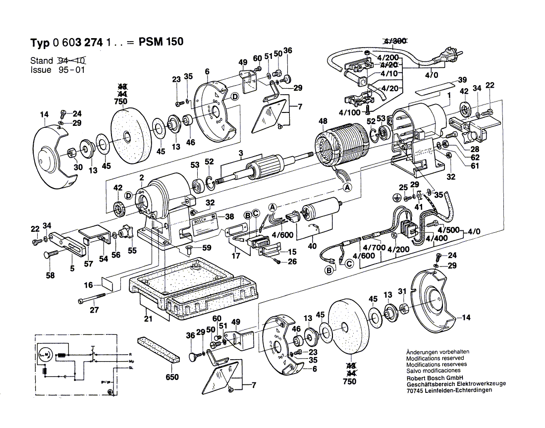 Neue echte Bosch 2915011011 Sechskantmutter