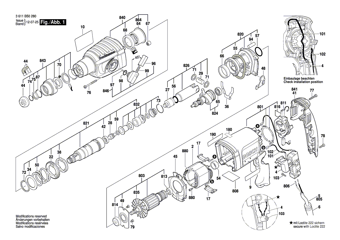 Neue echte Bosch 1617000892 Zahnwelle