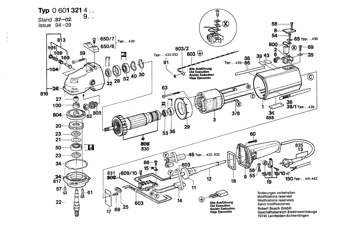 Nouveau véritable bosch 1606333217 équipement de biseau