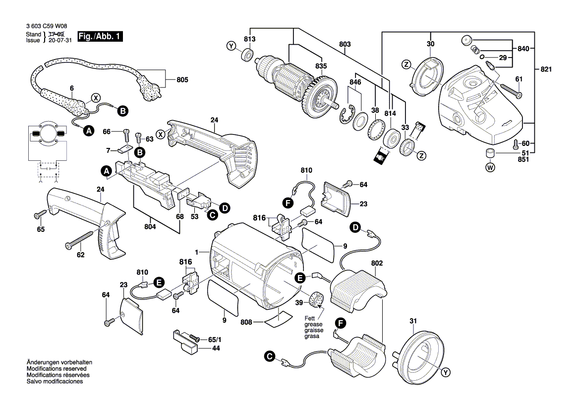 Nieuwe echte Bosch 1605132142 handvat