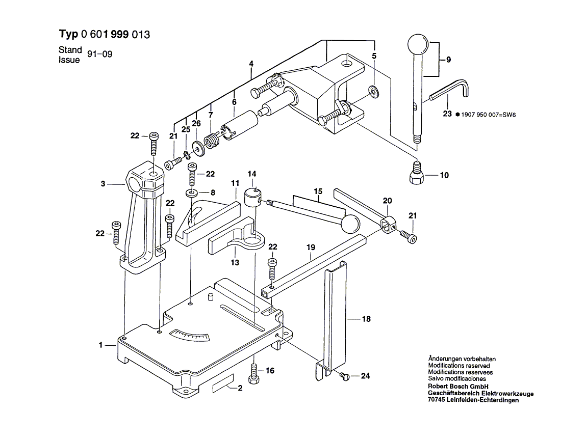 Neue echte Bosch 1609201520 klemmen Kiefer