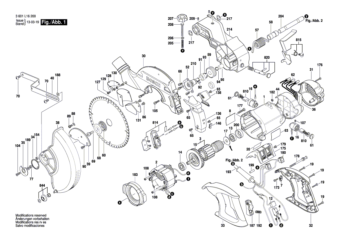 Neues echtes Bosch 2610013582 Etikett