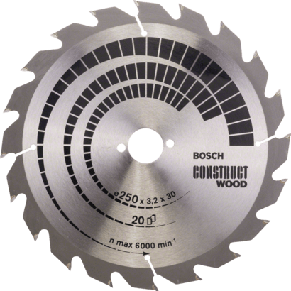 New Genuine Bosch 2608641774 Construct Wood Circular Saw Blade