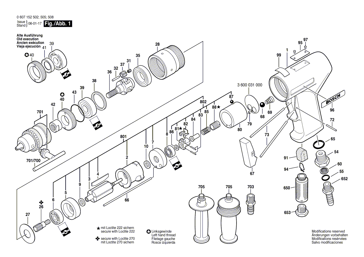 Neue echte Bosch 3607030260 Montage von Service -Teilen