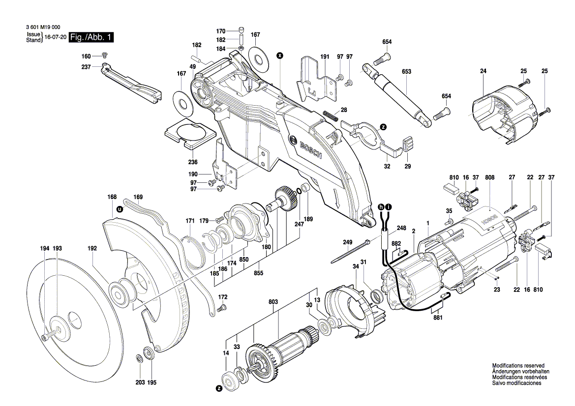 Neue originale Bosch 1609B03757 Klammer 