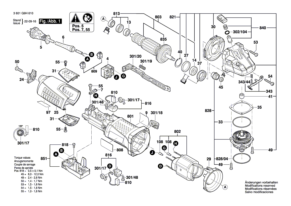 Nouveau véritable couverture de logement Bosch 160550029L