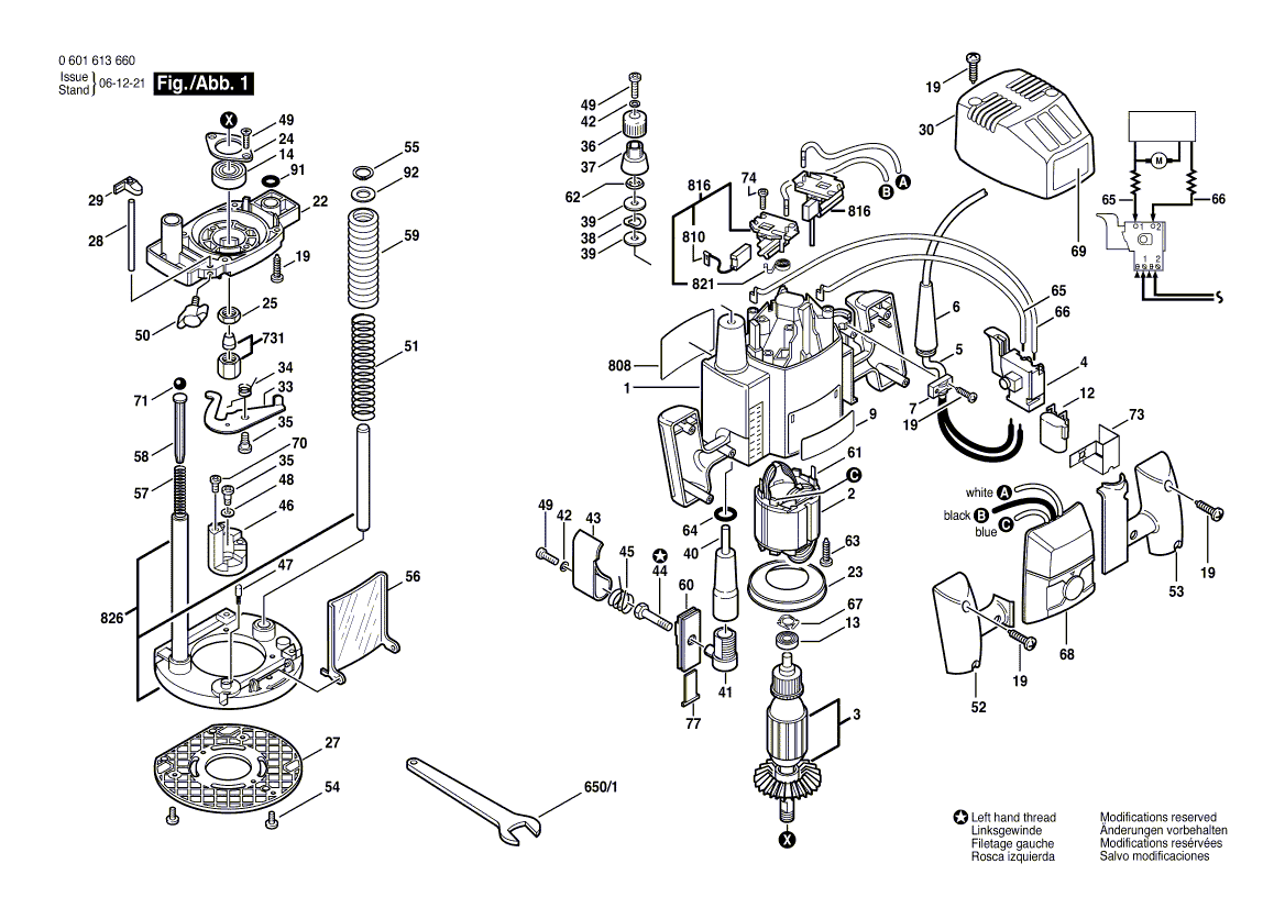 Neuer echter Bosch 3600590508 Luftdeflexring