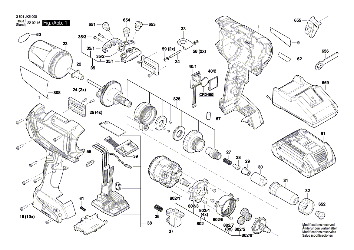 Nieuwe echte Bosch 1619pb8367 neus