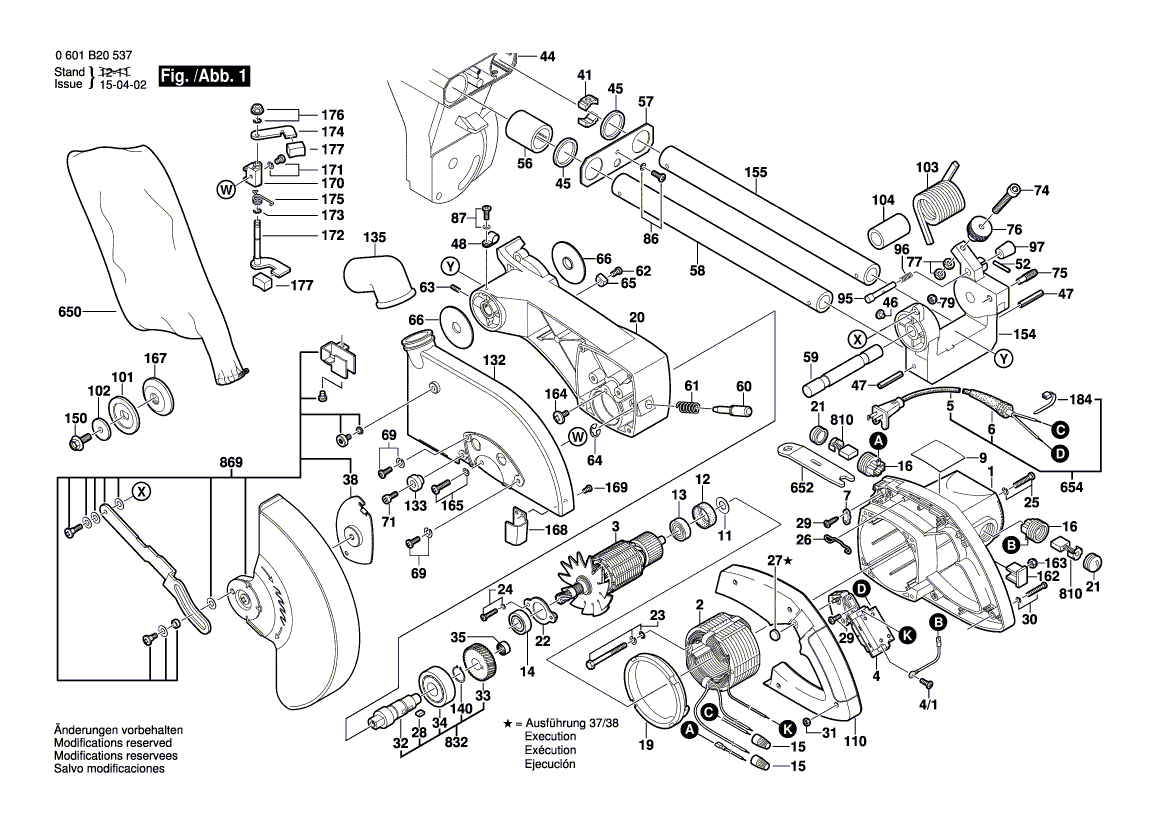 Ny ekte Bosch 1609902531 Motorhus