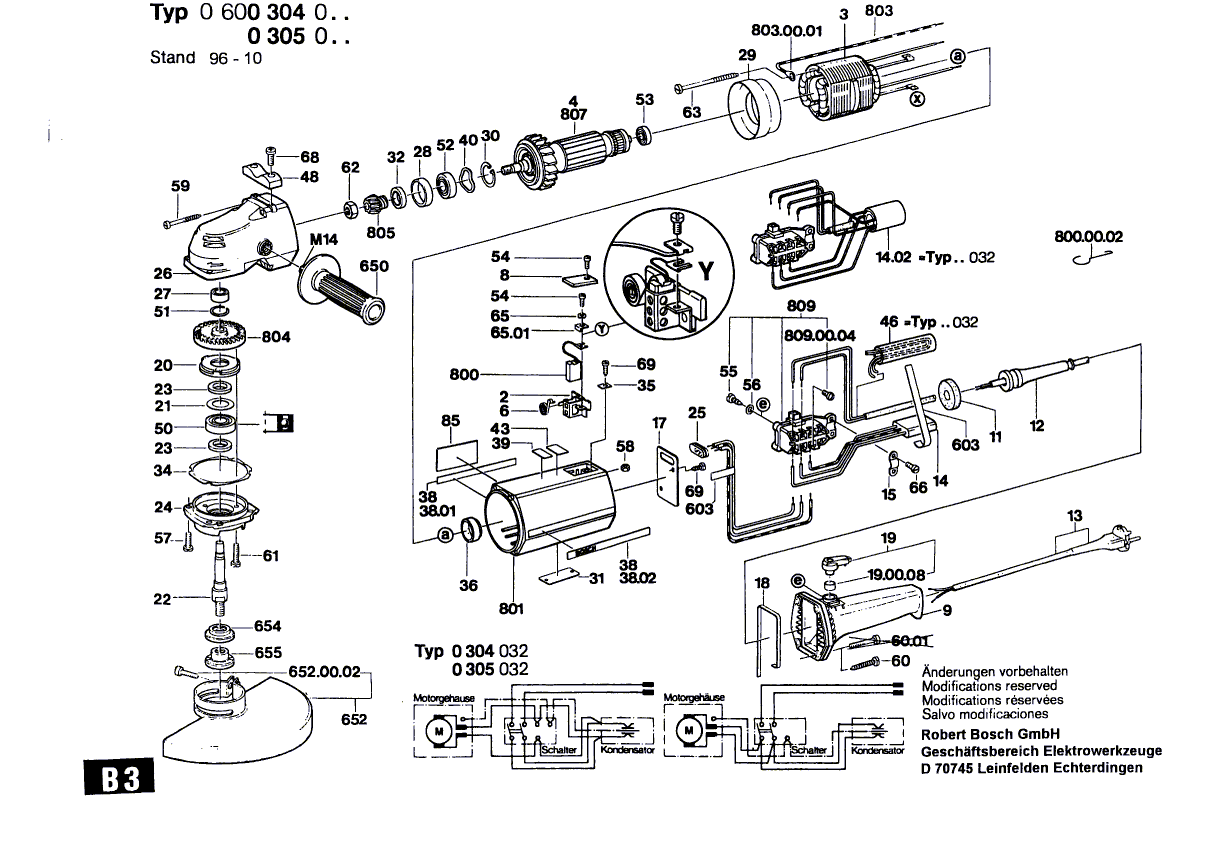 Ny ekte Bosch 1600206014 gummiring