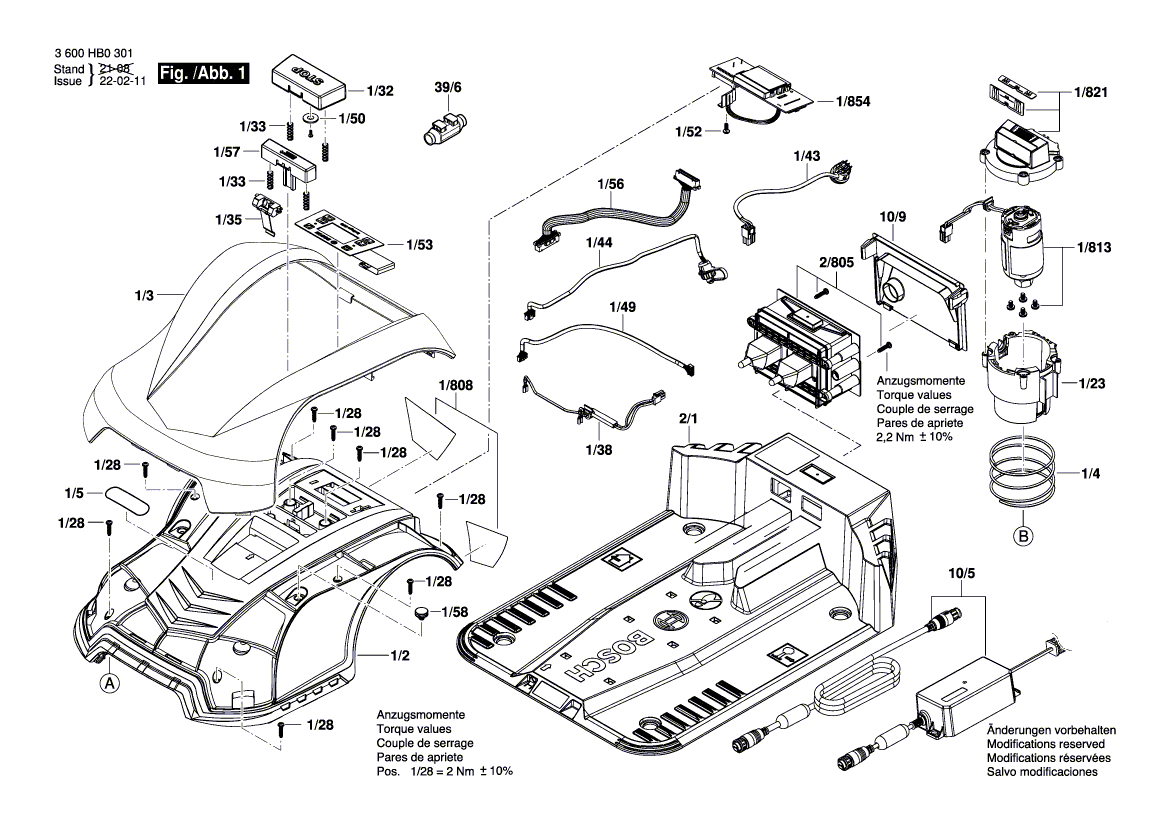 Nouvelle véritable plaque signalétique Bosch 160111A7Y3