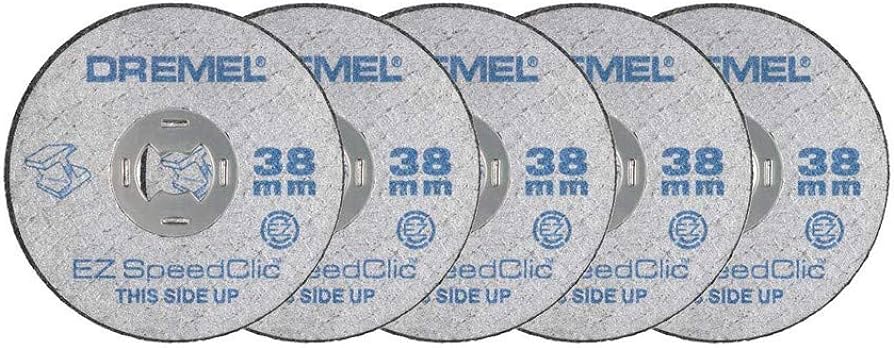 Nouveau authentique Dremel 2615S456JC ® EZ SpeedClic: Roues de coupe en métal 5-pack.