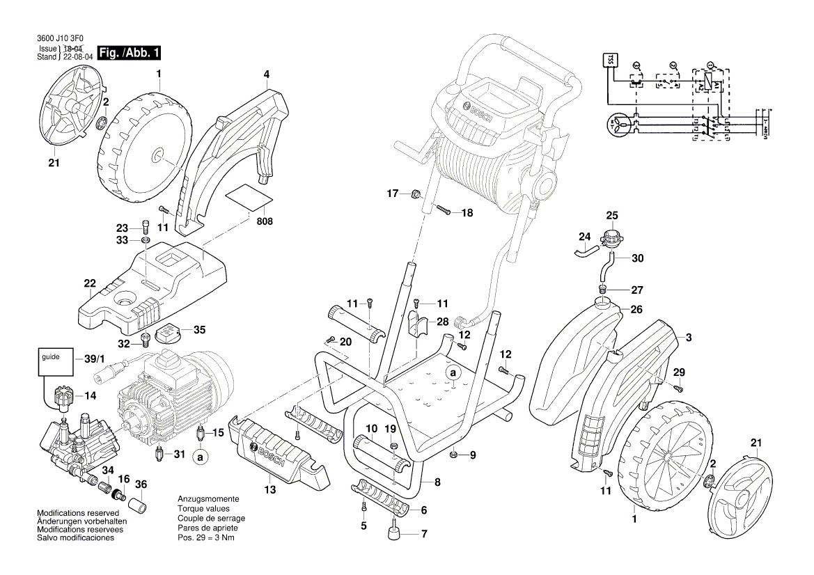 Ny ekte Bosch F016L72276 Kabelklipp