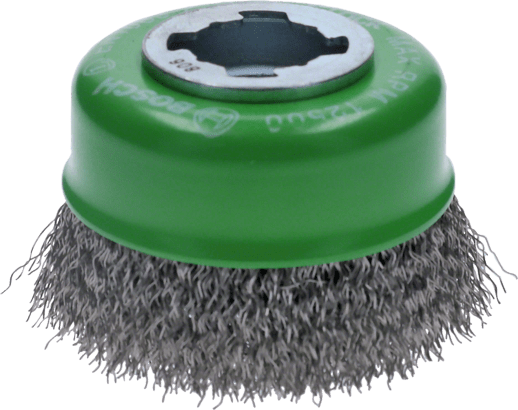 Nouveau véritable bosch 2608620728 X-Lock propre pour la brosse à tasse inox