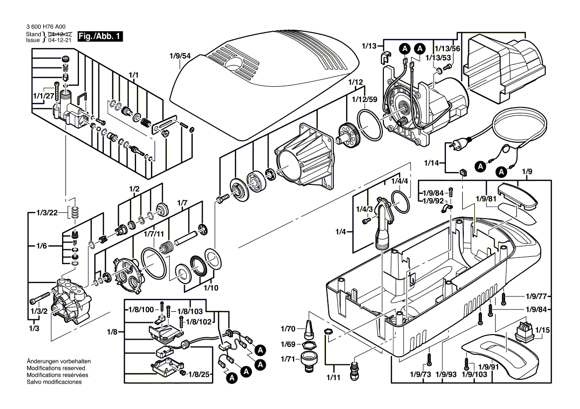 Ny ekte Bosch F016F03148 håndtak