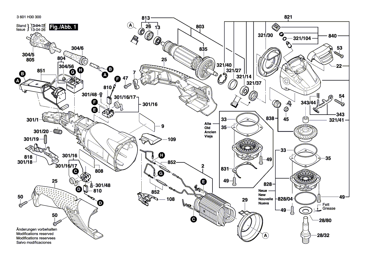 Ny ekte Bosch 160111C1CD -produsentens navneskilt