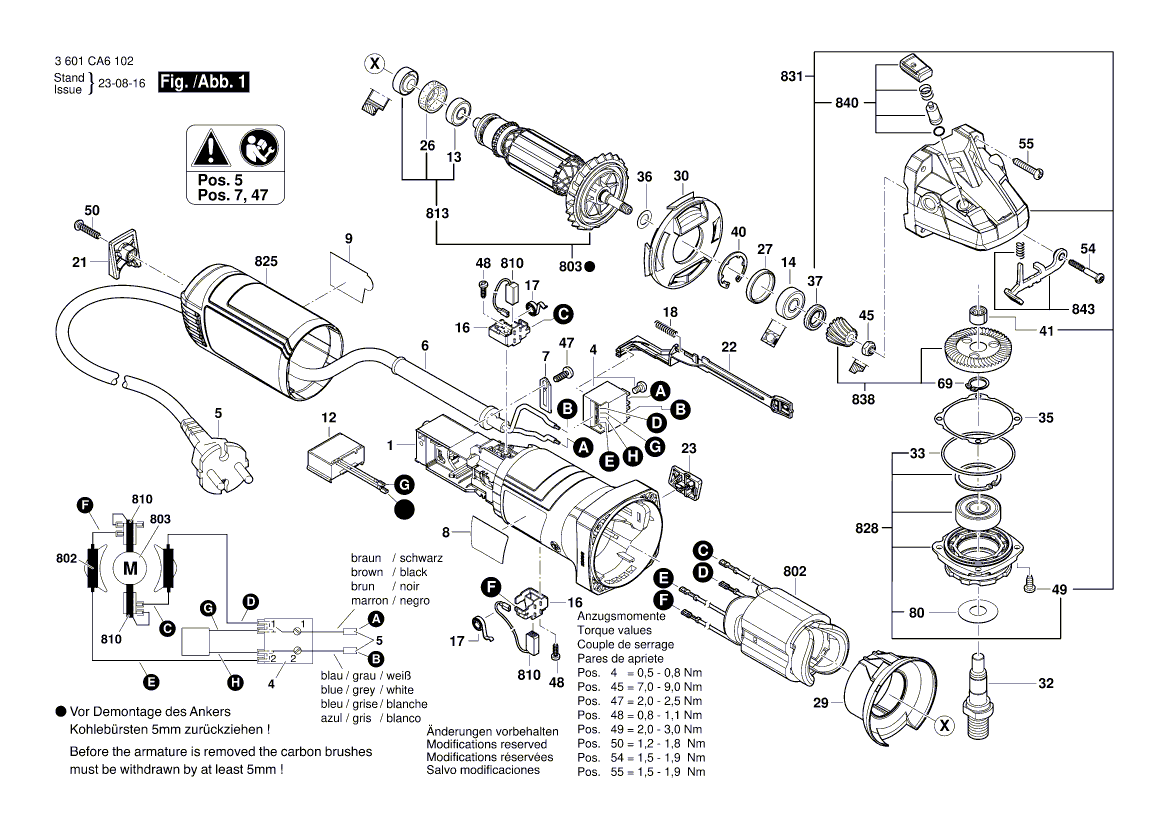 Neue echte Bosch 1600A025XP -Schutzabdeckung