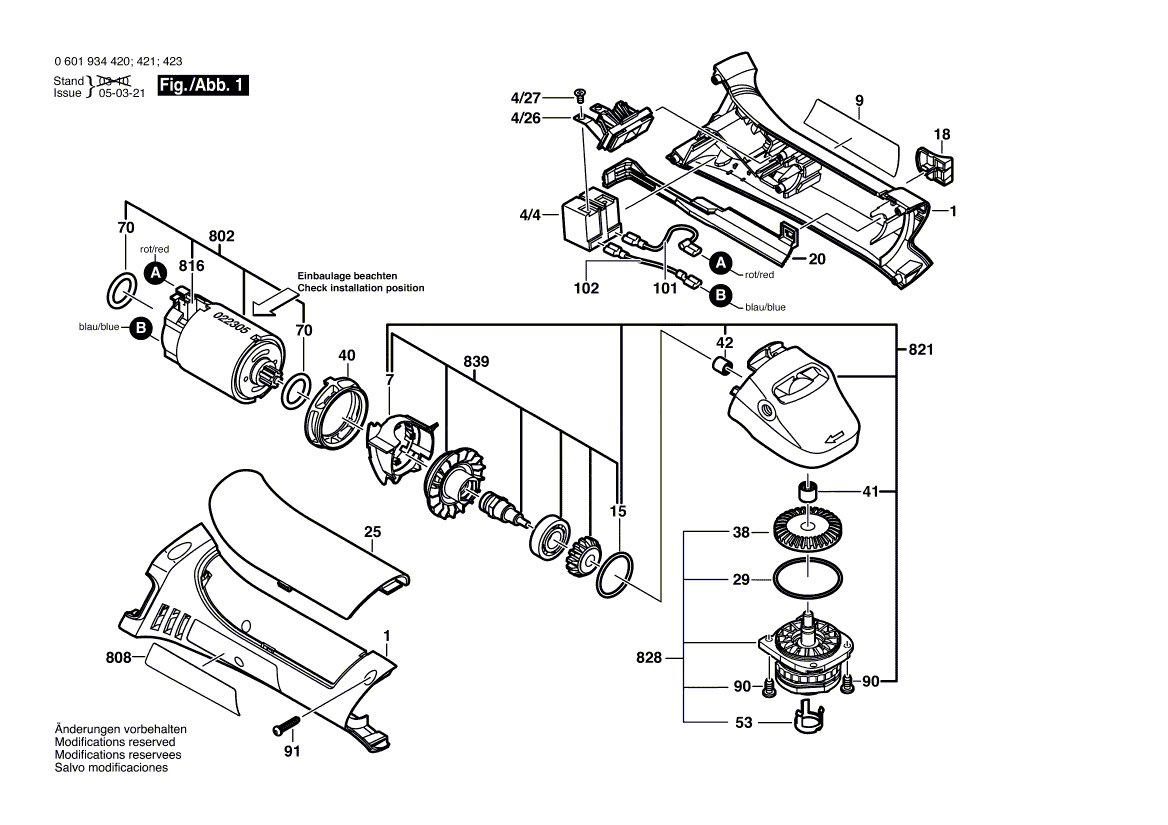 Ny ekte Bosch 1600591037 Air-Deflector Ring