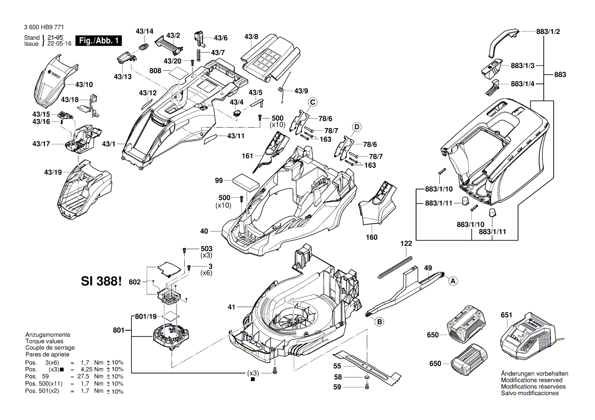 Ny ekte Bosch 1600A01Z1R Termisk ledningsfolie