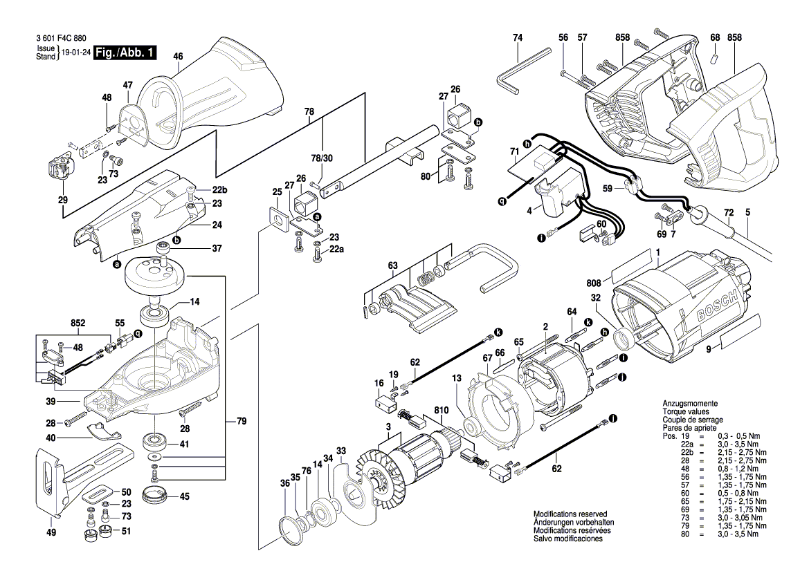 New Genuine Bosch 1619P04823 Needle-Roller Bearing