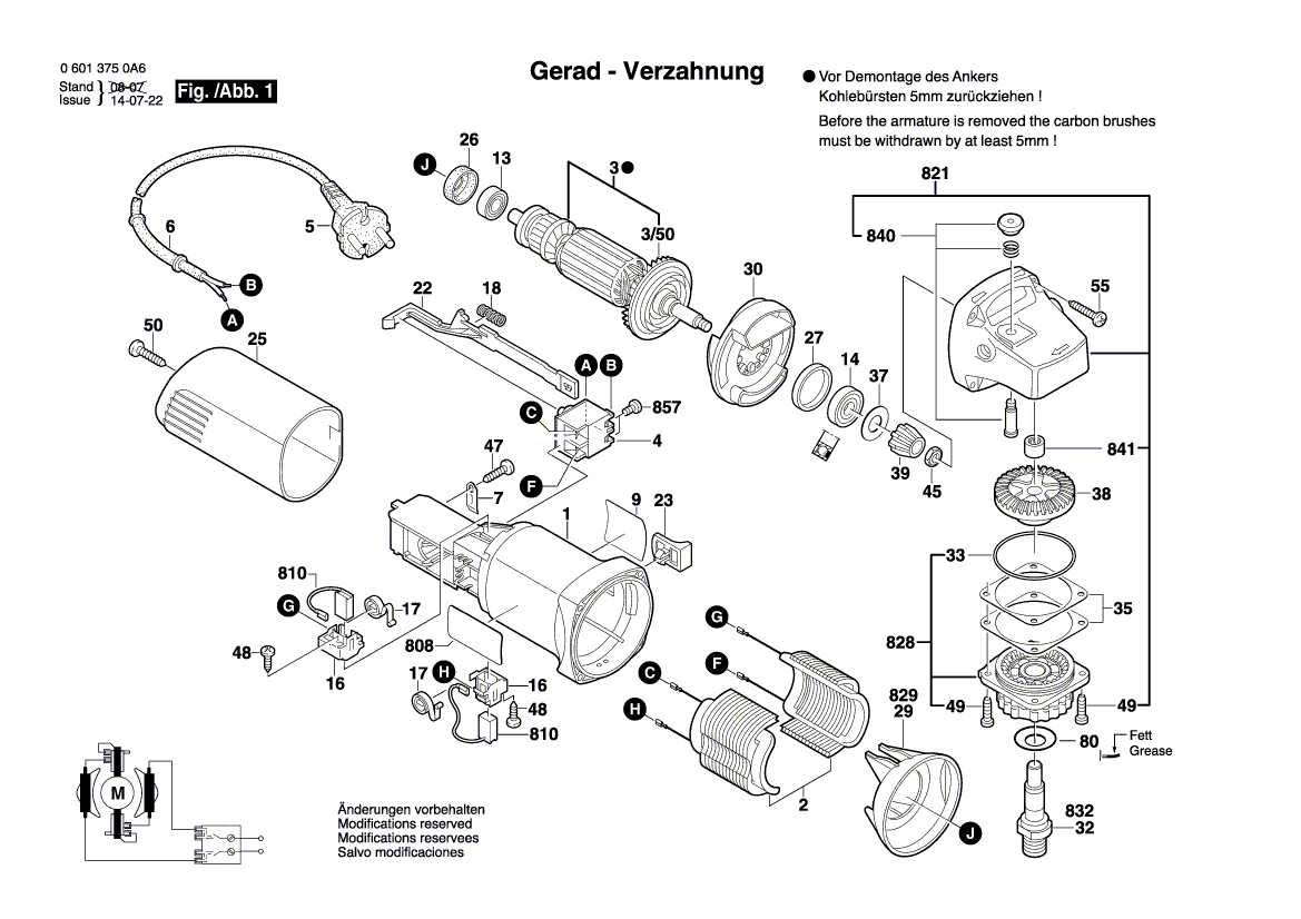 Nieuwe echte Bosch 1605703113 klemflange