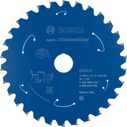 New Genuine Bosch 2608644530 Expert for Stainless Steel Circular Saw Blade For