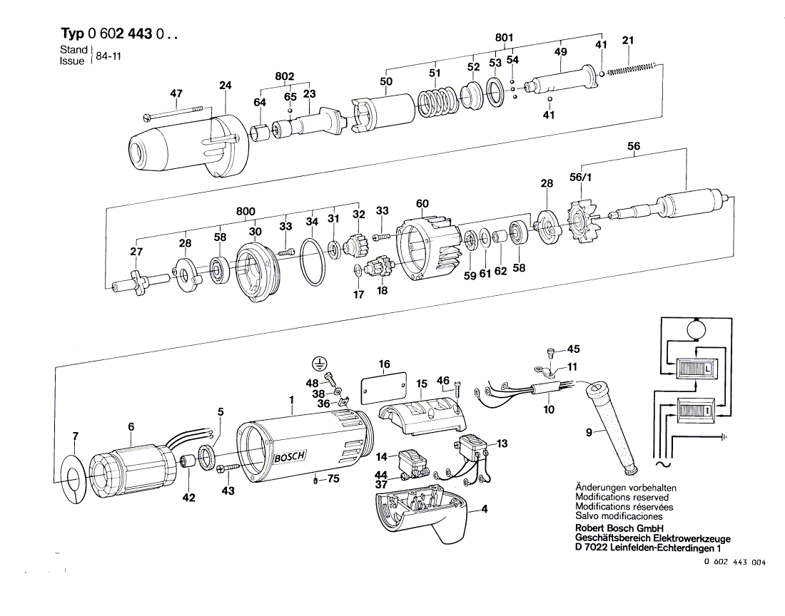 Ny ekte Bosch 1600117001 Air-Deflector Ring