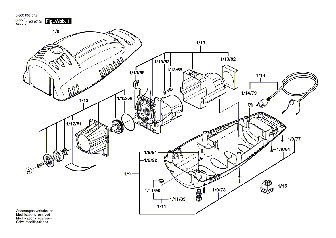 Neue echte Bosch F016F02915 Switch