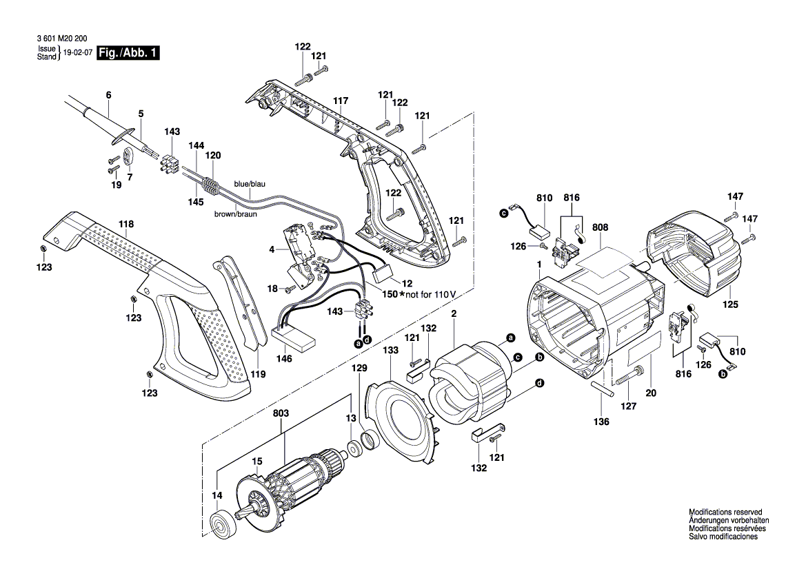 Nouveau champ de Bosch 1609b00001 authentique