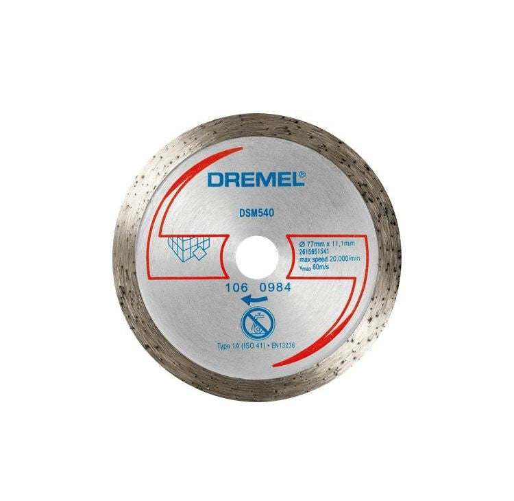 NEUE EURNISCHE DREMEL 2615S540JB ® DSM20 Diamond Fliesenschneidrad (DSM540)