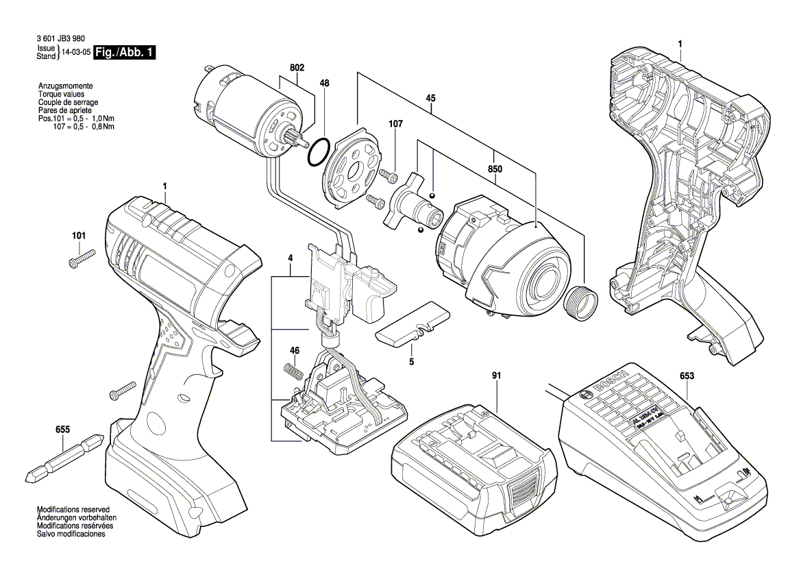 Ny ekte Bosch 2609101006 Housing