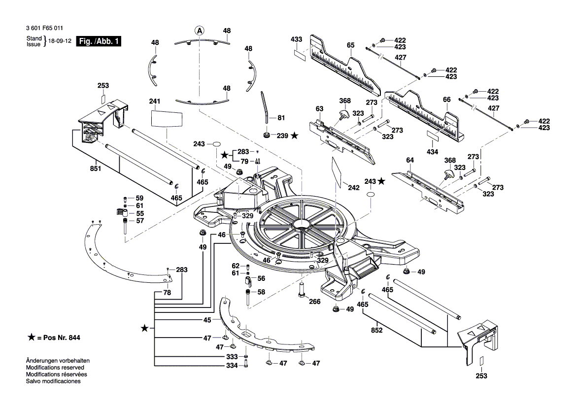 Nieuwe echte Bosch 1609B04468 Veiligheidsdekking