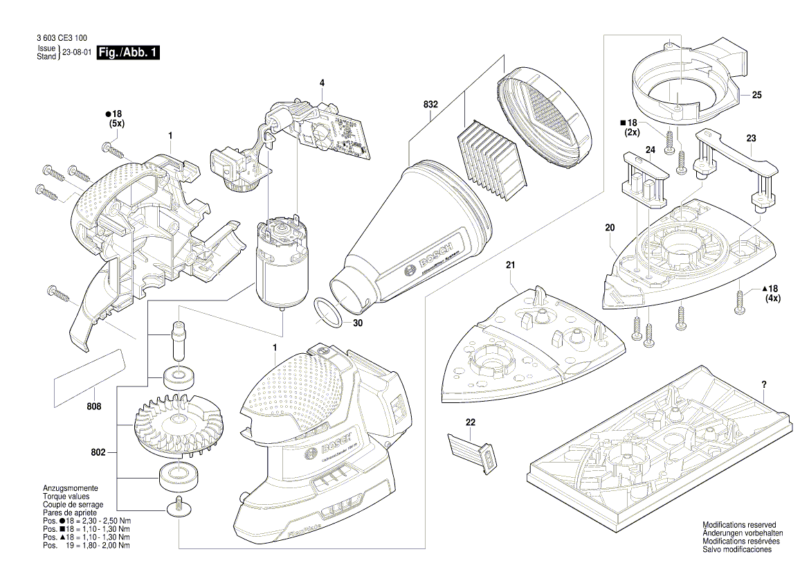 Nieuwe echte Bosch 16058066ar Housing